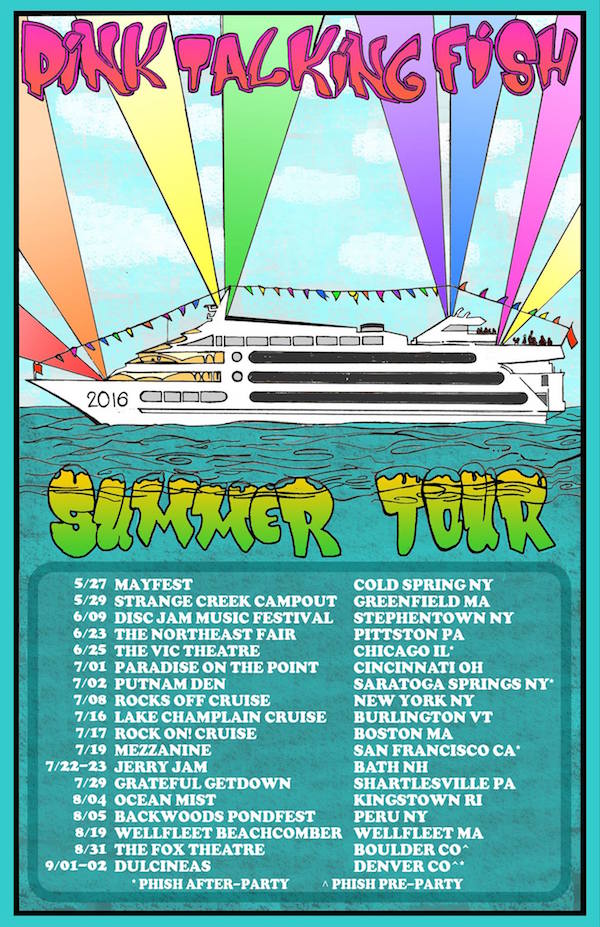 Pink Talking Fish Detail Summer Tour Dates