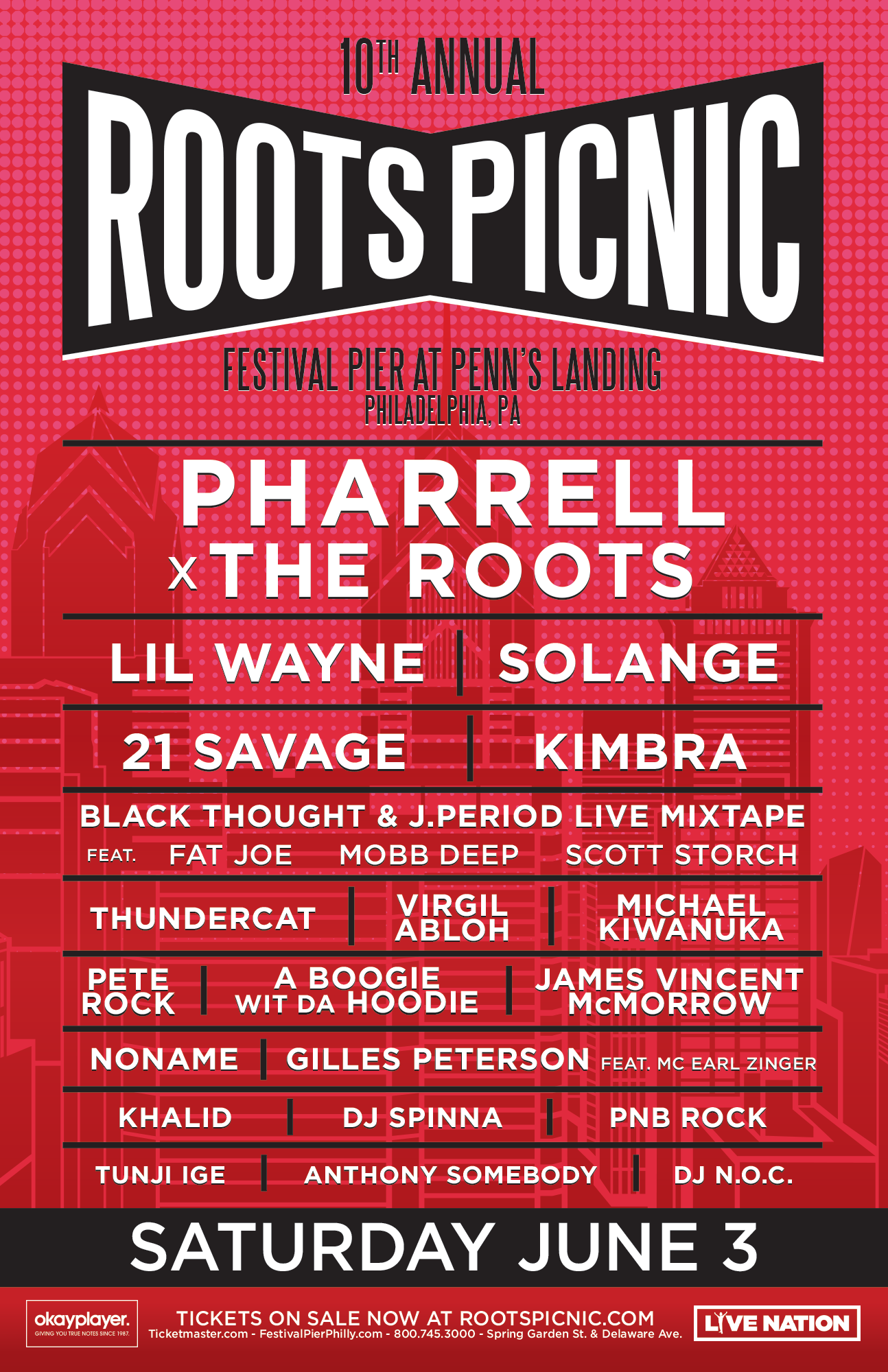The Roots Picnic Details 10th Anniversary Lineup