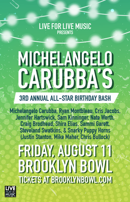 Turkuaz's Michelangelo Carubba Announces AllStar Birthday Bash Lineup