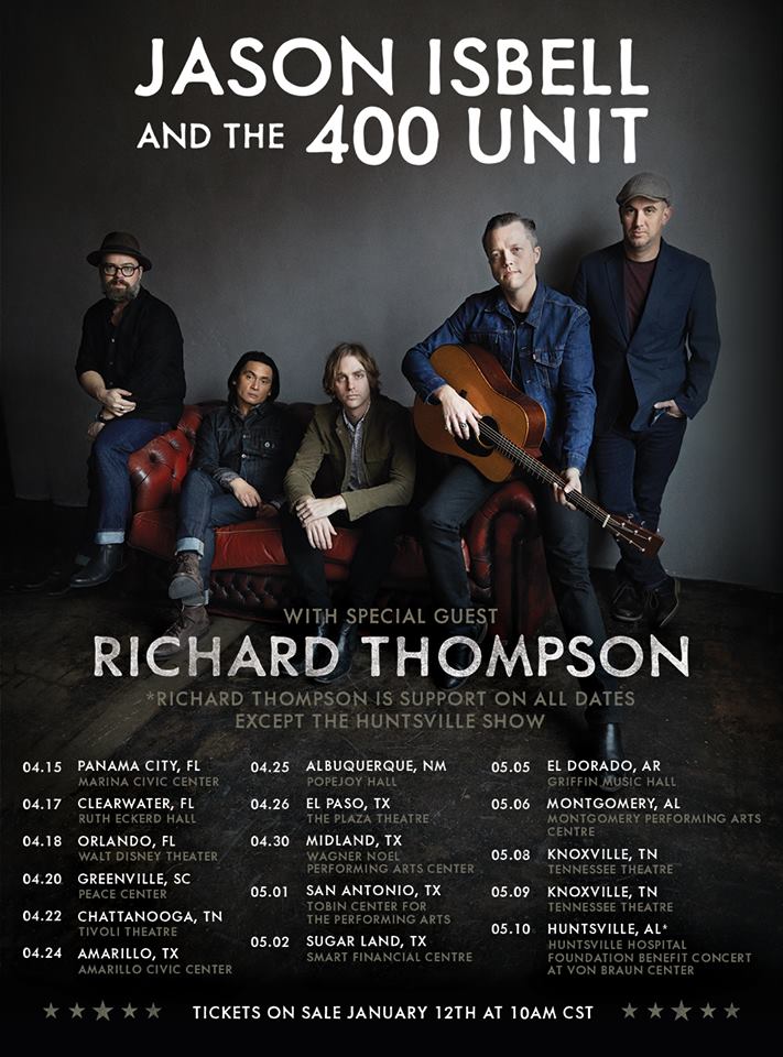 Jason Isbell and The 400 Unit Add Spring Tour Dates