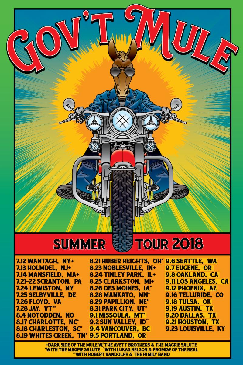 Gov't Mule Add Summer Tour Dates