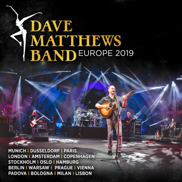 Dave Matthews Band Set 2019 European Tour