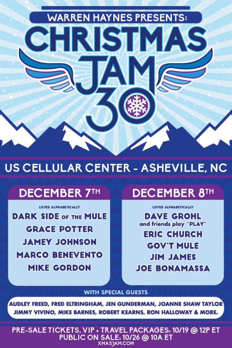 Dave Grohl and Friends, Mike Gordon, Jamey Johnson, Jim James, Grace