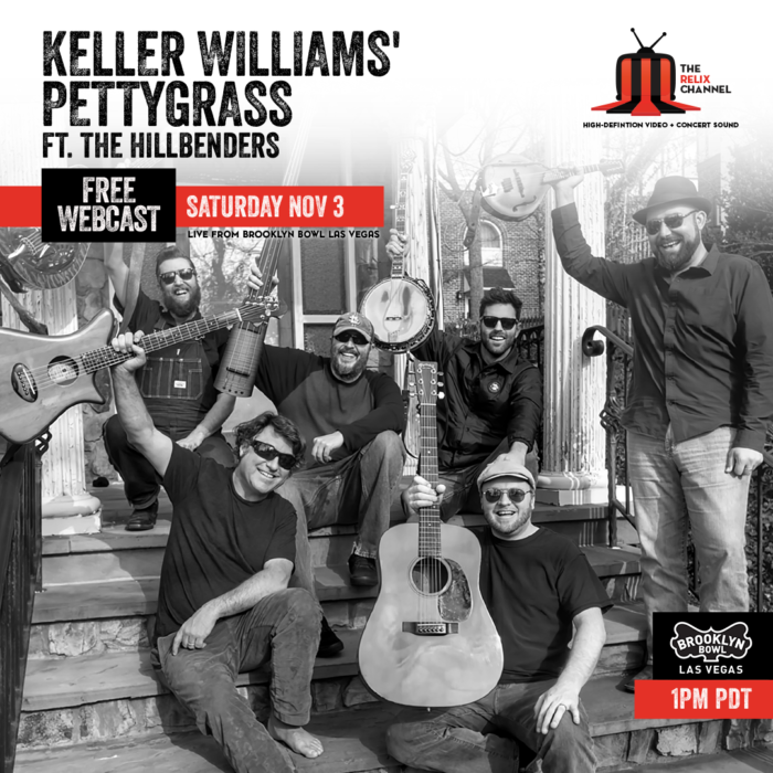 The Relix Channel Announces Free Webcast of Keller Williams’ Pettygrass