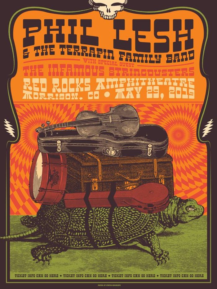 Phil Lesh & The Terrapin Family Band Announce Red Rocks Show with The Infamous Stringdusters