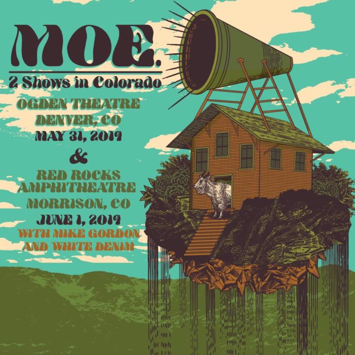 moe. Detail Colorado Shows Including Red Rocks with Mike Gordon and White Denim