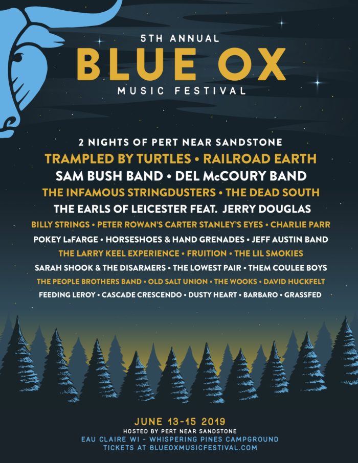 Blue Ox Festival Sets 2019 Lineup with Trampled By Turtles, Railroad Earth and More