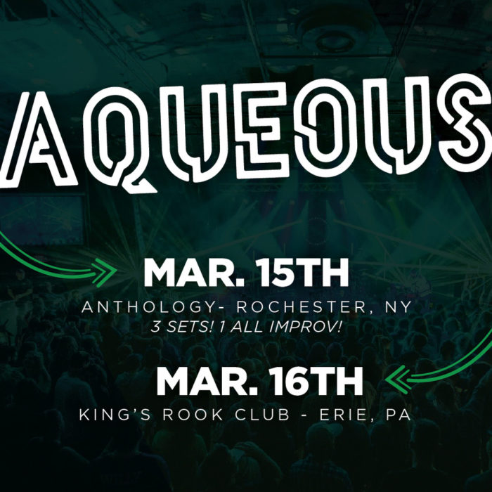Aqueous Add Tour Dates Including First-Ever All-Improv Set