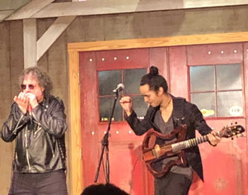 Magic Dick and Shun Ng with Acoustic Hot Tuna at Jorma Kaukonen’s Fur Peace Ranch