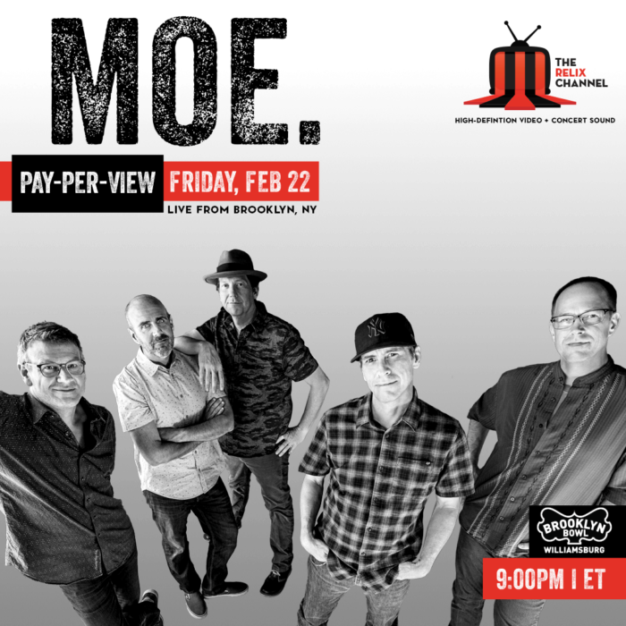 moe. Offering Live Webcast of Brooklyn Bowl Show
