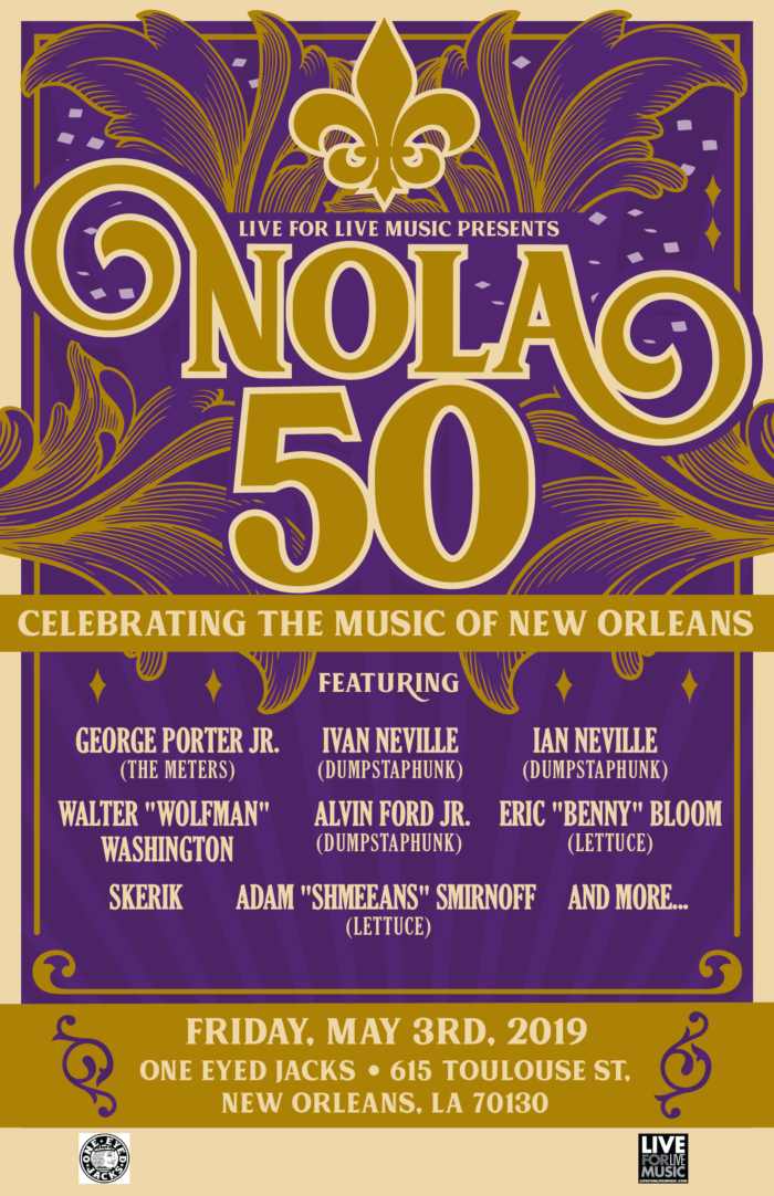 George Porter Jr., Members of Lettuce, Dumpstaphunk and More to Play “NOLA 50” Celebration During Jazz Fest