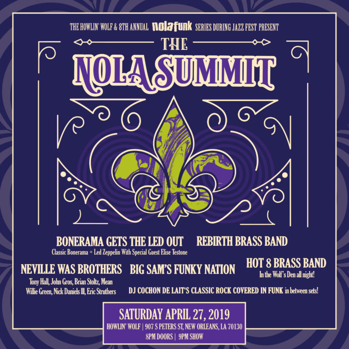 Bonerama, Rebirth Brass Band and More To Play NOLA Summit at Jazz Fest