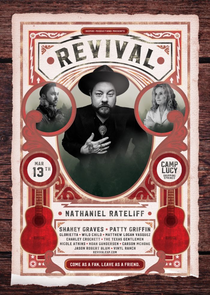 Nathaniel Rateliff, Shakey Graves, Patty Griffin and More to Play Inaugural Revival at Camp Lucy