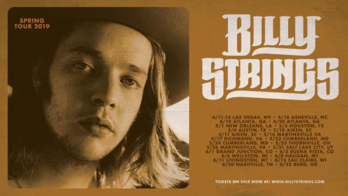 Billy Strings Schedules 2019 Spring Tour