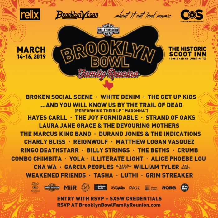 Brooklyn Bowl and Relix Confirm Final Lineup for SXSW “Family Reunion”