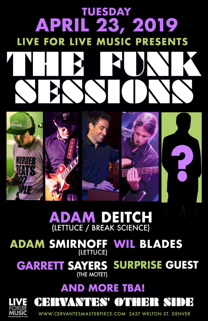 Adam Deitch to Host Denver Funk Sessions with Members of Lettuce, The Motet and More