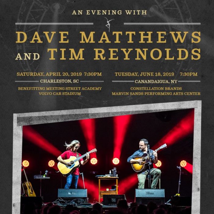 Dave Matthews and Tim Reynolds Add Two East Coast Dates