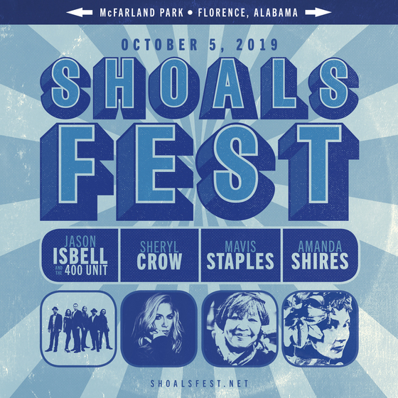 Jason Isbell, Sheryl Crow, Mavis Staples, Amanda Shires to Play Inaugural Shoals Fest in Muscle Shoals
