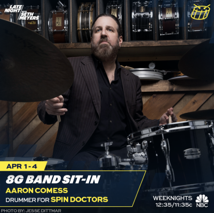Spin Doctors Drummer Aaron Comess to Guest with ‘Late Night’ House Band