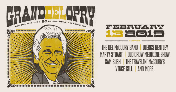 SiriusXM’s Bluegrass Junction to Broadcast Grand Ole Opry’s Del McCoury Birthday Special