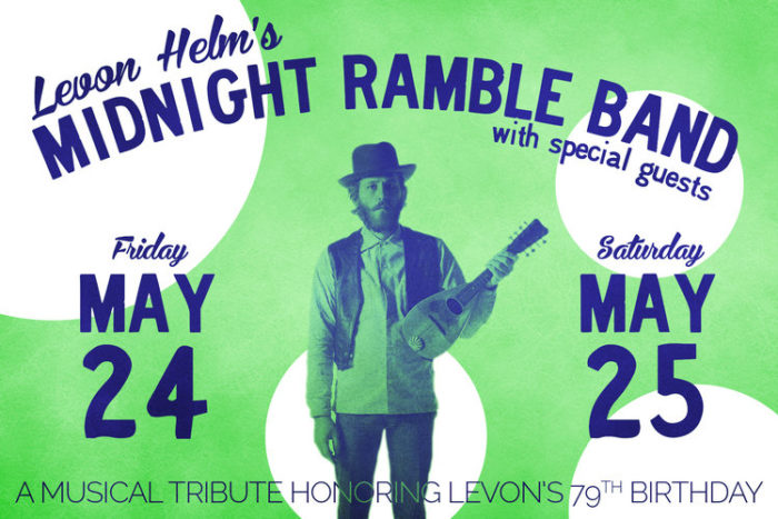 Midnight Ramble Band to Celebrate Levon Helm’s 79th Birthday with Woodstock Shows