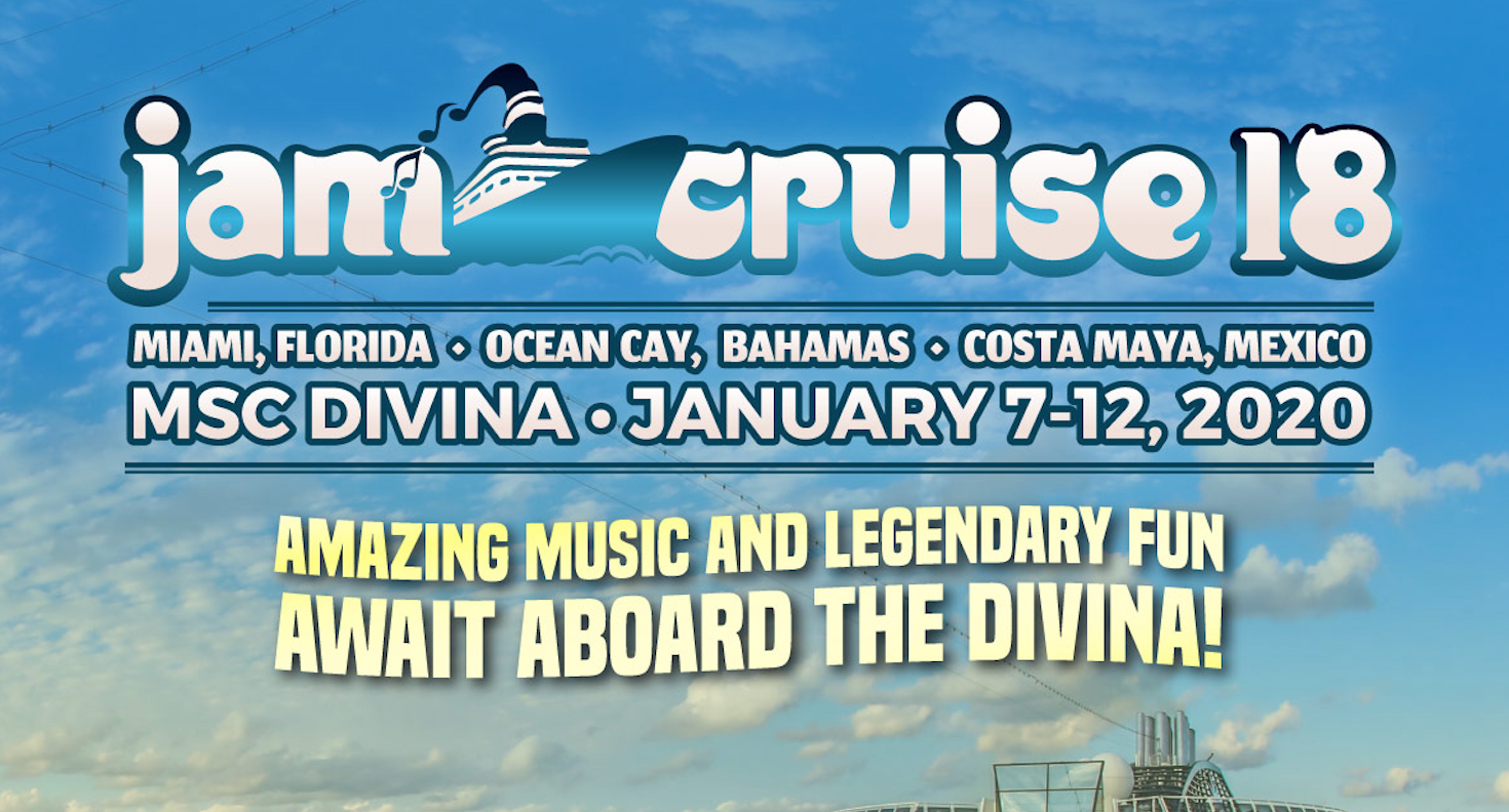 Jam Cruise Reveals Dates, Destinations for 2020 Sailing