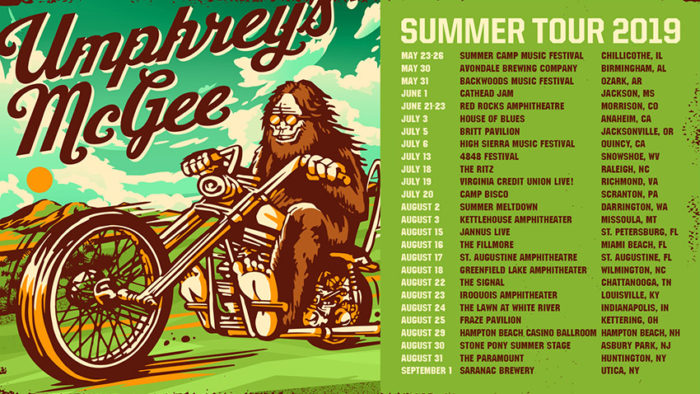 Umphrey’s McGee Schedule Summer Tour Dates