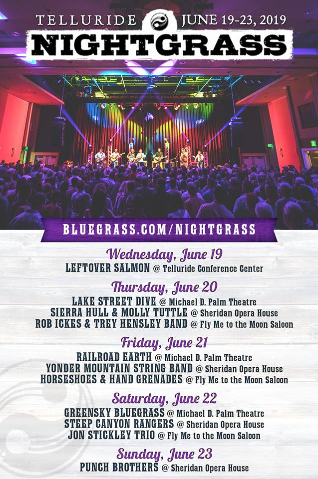 Telluride Bluegrass Festival Details NightGrass Lineup with Greensky