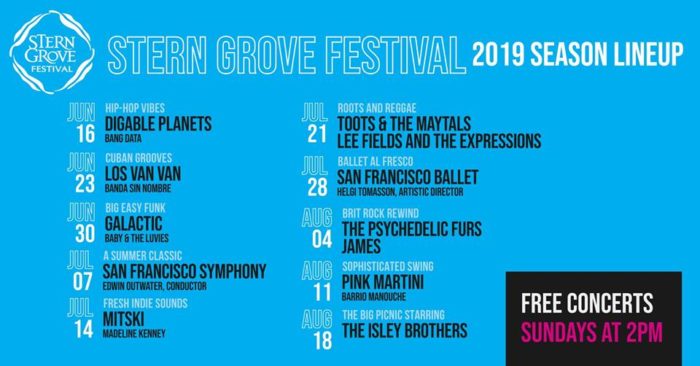 Galactic, Toots & The Maytals and More to Play San Francisco’s Free Stern Grove Festival Series