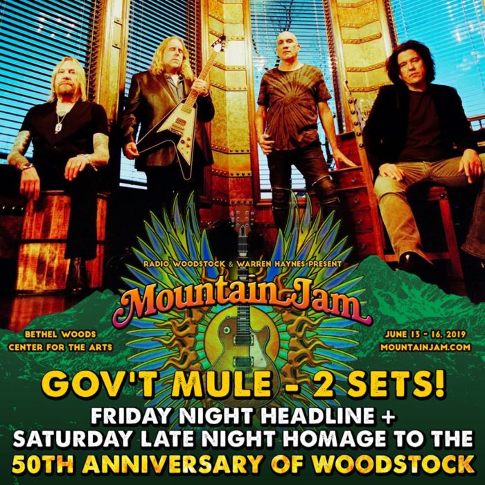 Gov’t Mule Will Pay Homage to 50 Years of Woodstock at Mountain Jam