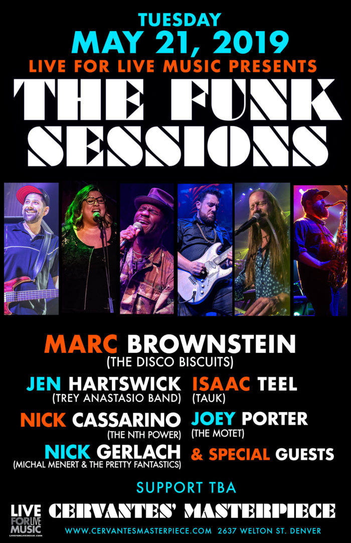 Members of The Disco Biscuits, TAUK, The Motet and More to Play Denver’s Funk Sessions Series