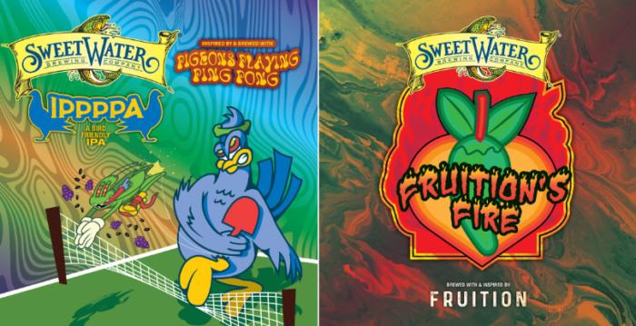 SweetWater Brewing Company Announces Pigeons Playing Ping Pong “IPPPPA” and “Fruition Fire” for 420 Fest
