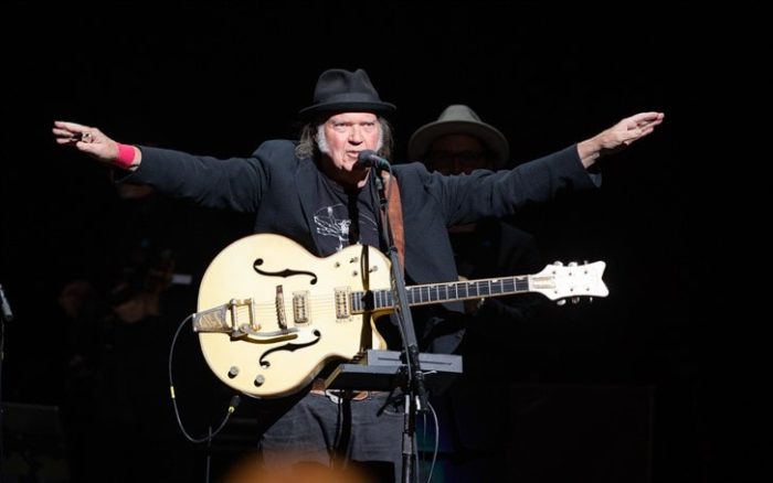 Neil Young Gets Unplugged, Continues Playing at BottleRock Festival