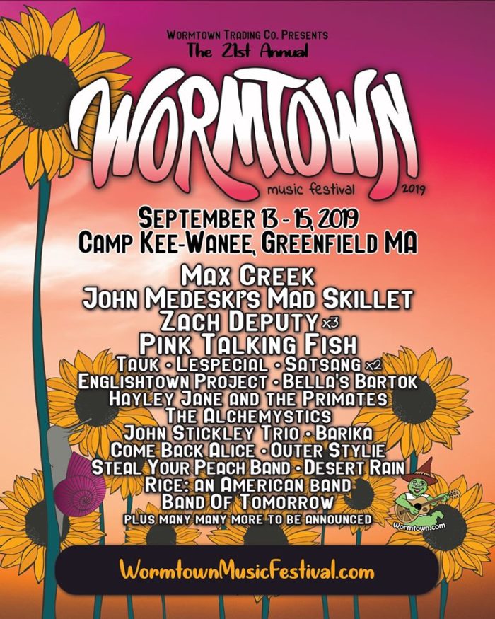 Wormtown Music Festival Sets 2019 Lineup with Max Creek, John Medeski’s Mad Skillet, Zach Deputy and More