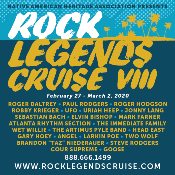 Rock Legends Cruise Adds to 2020 Lineup