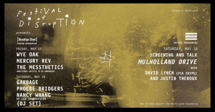 David Lynch’s Festival of Disruption Concerts Cancelled