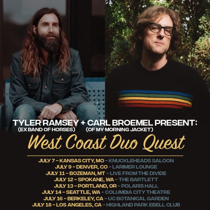 Tyler Ramsey and Carl Broemel Schedule West Coast Duo Tour