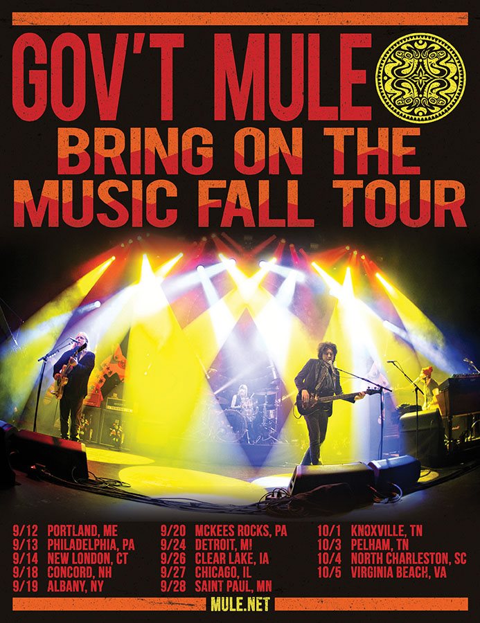 Gov't Mule Schedules Fall Tour, Including Underground Performance at