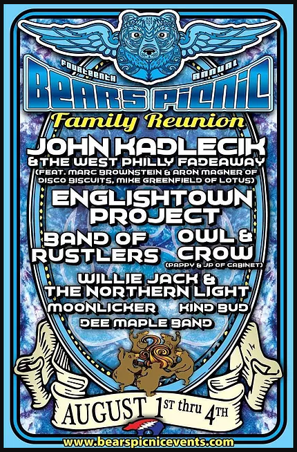John Kadlecik to Perform with Members of The Disco Biscuits and Lotus for 14th Annual Bear’s Picnic Family Reunion