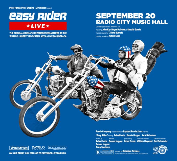50th Anniversary 'Easy Rider' Screening Will Feature Live Soundtrack by