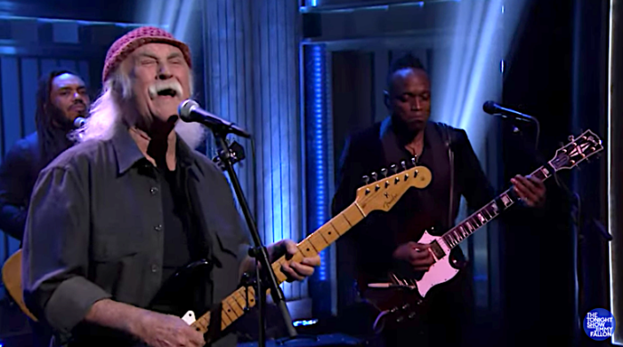 David Crosby Comments on CSNY Reunion Possibility on ‘The Tonight Show’: “Never Say Never”