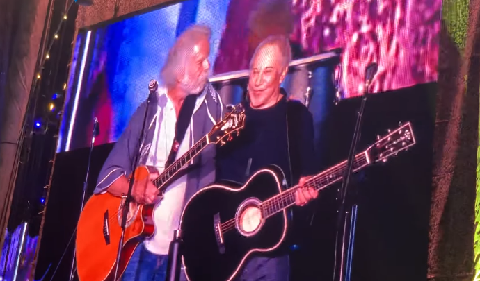 Bob Weir Sits in with Paul Simon at Outside Lands