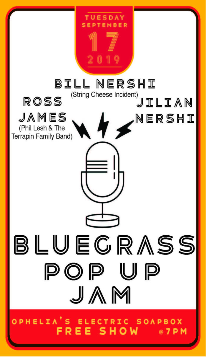 Bill Nershi, Jilian Nershi and Ross James Announce Free “Bluegrass Pop Up Jam” in Denver