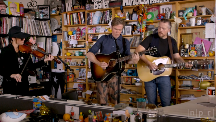 Watch: Josh Ritter Enlists Amanda Shires And Jason Isbell for Tiny Desk Concert