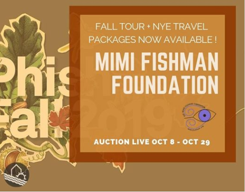 Mimi Fishman Foundation Launches Online Auction Featuring Phish Fall Tour and NYE Ticket and Hotel Packages