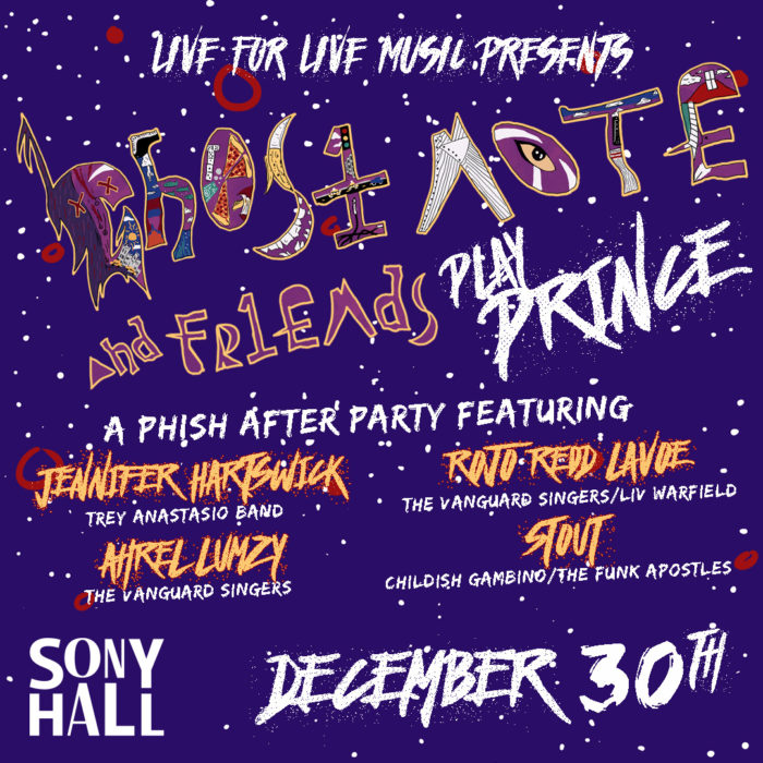 Ghost-Note Schedule Phish After-Party Prince Tribute with Special Guests