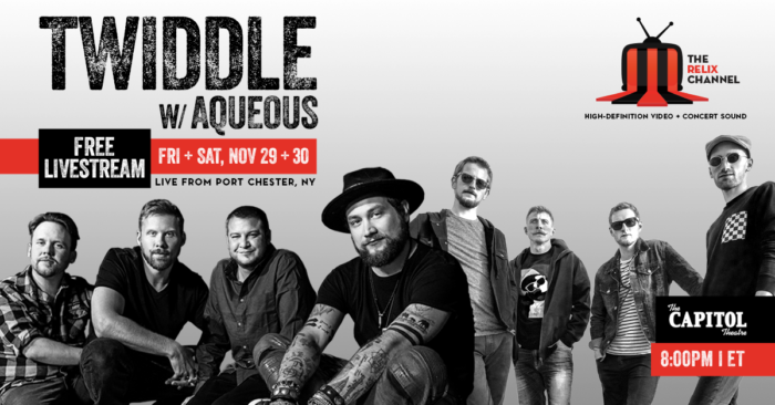 The Relix Channel Sets Free Livestream of Twiddle and Aqueous From The Capitol Theatre