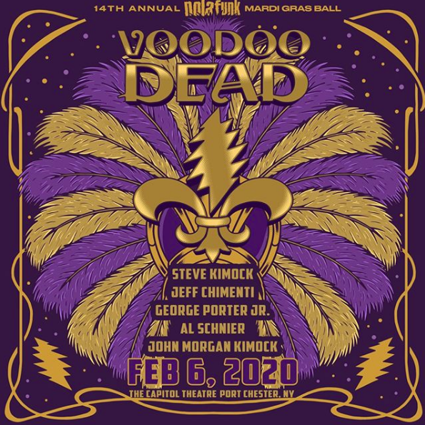 Voodoo Dead to Play 14th Annual NolaFunk Mardi Gras Ball at The Capitol Theatre