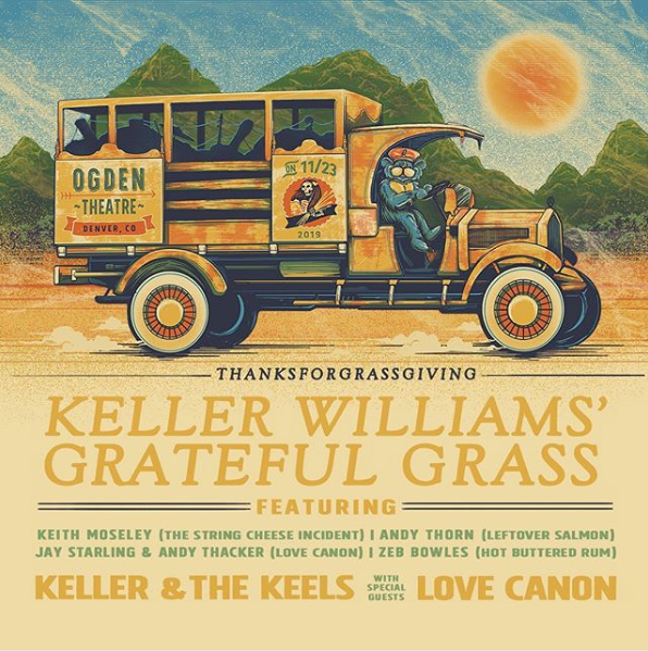Keller Williams’ ‘Thanksforgrassgiving’ Holiday Celebration Goes West to Denver