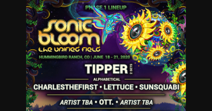 Sonic Bloom Announces Initial Lineup: Tipper, Lettuce, Sunsquabi, EOTO and More